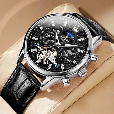 Wentworth© - Luxury Mechanical Automatic Watch with Premium Leather Strap