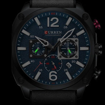 Wentworth© - Premium Leather Quartz Watch for the Modern Business Professional