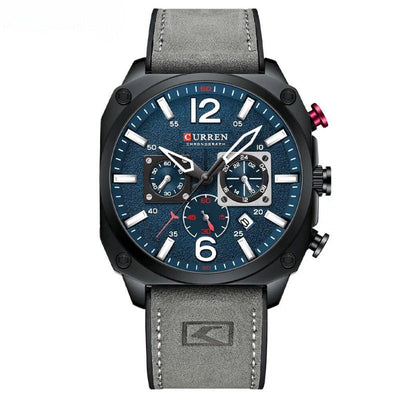Wentworth© - Premium Leather Quartz Watch for the Modern Business Professional