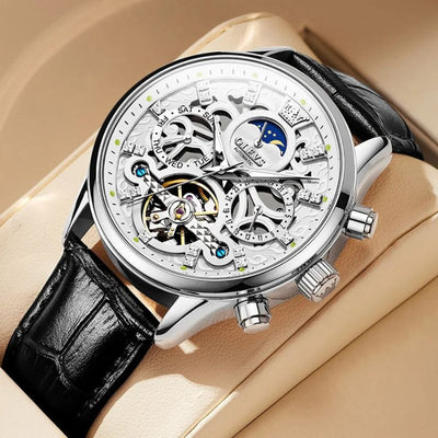 Wentworth© - Luxury Mechanical Automatic Watch with Premium Leather Strap