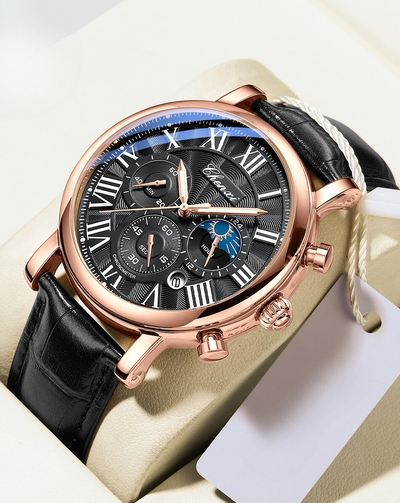 Wentworth© - Premium Leather Quartz Watch