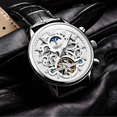 Wentworth© - Luxury Mechanical Automatic Watch with Premium Leather Strap