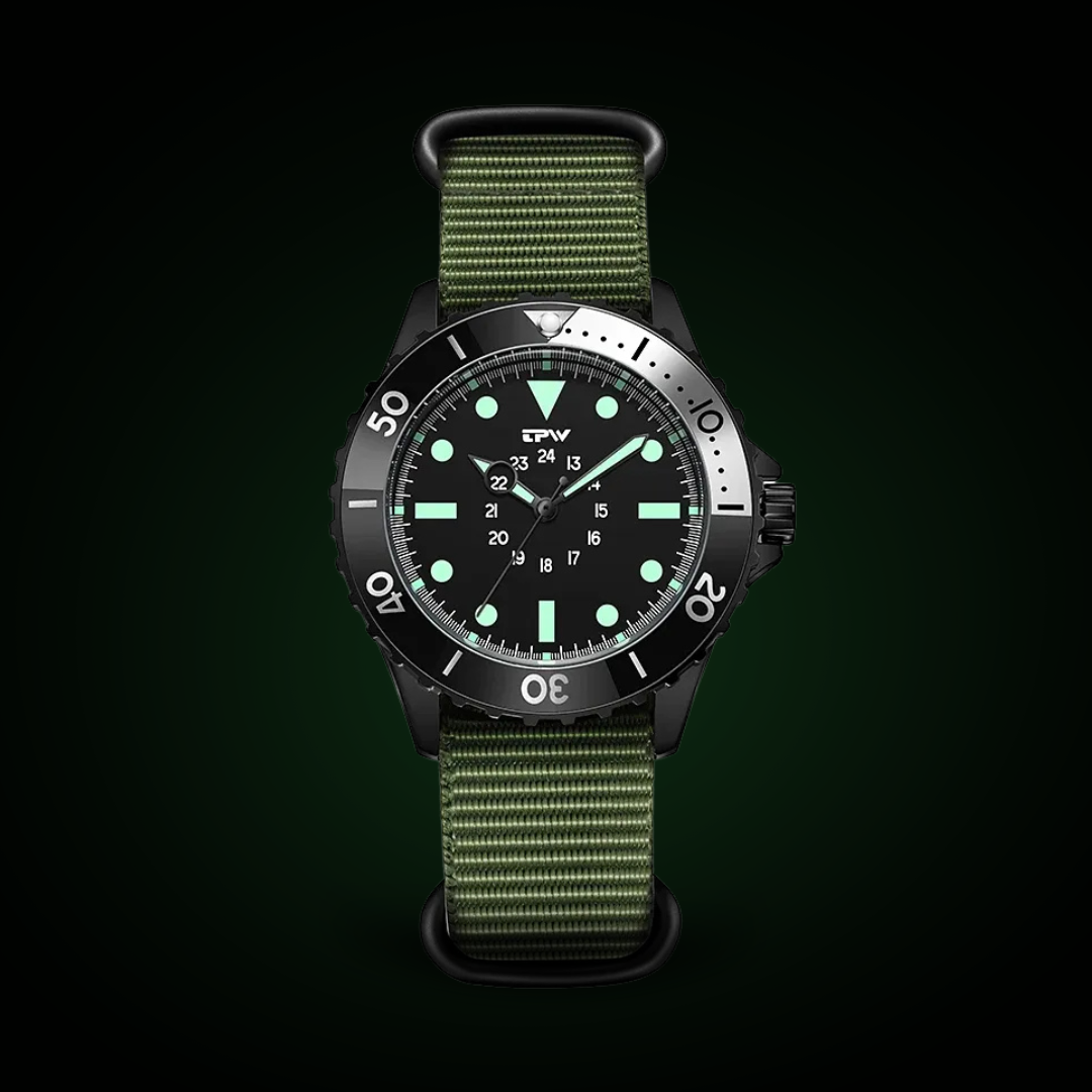 Wentworth© Tactical Waterproof Dive Watch