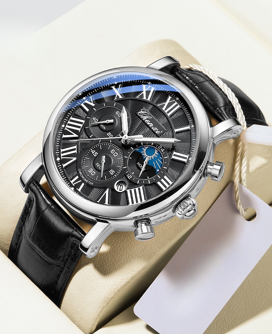 Wentworth© - Premium Leather Quartz Watch
