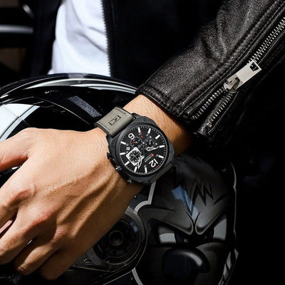 Wentworth© - Premium Leather Quartz Watch for the Modern Business Professional