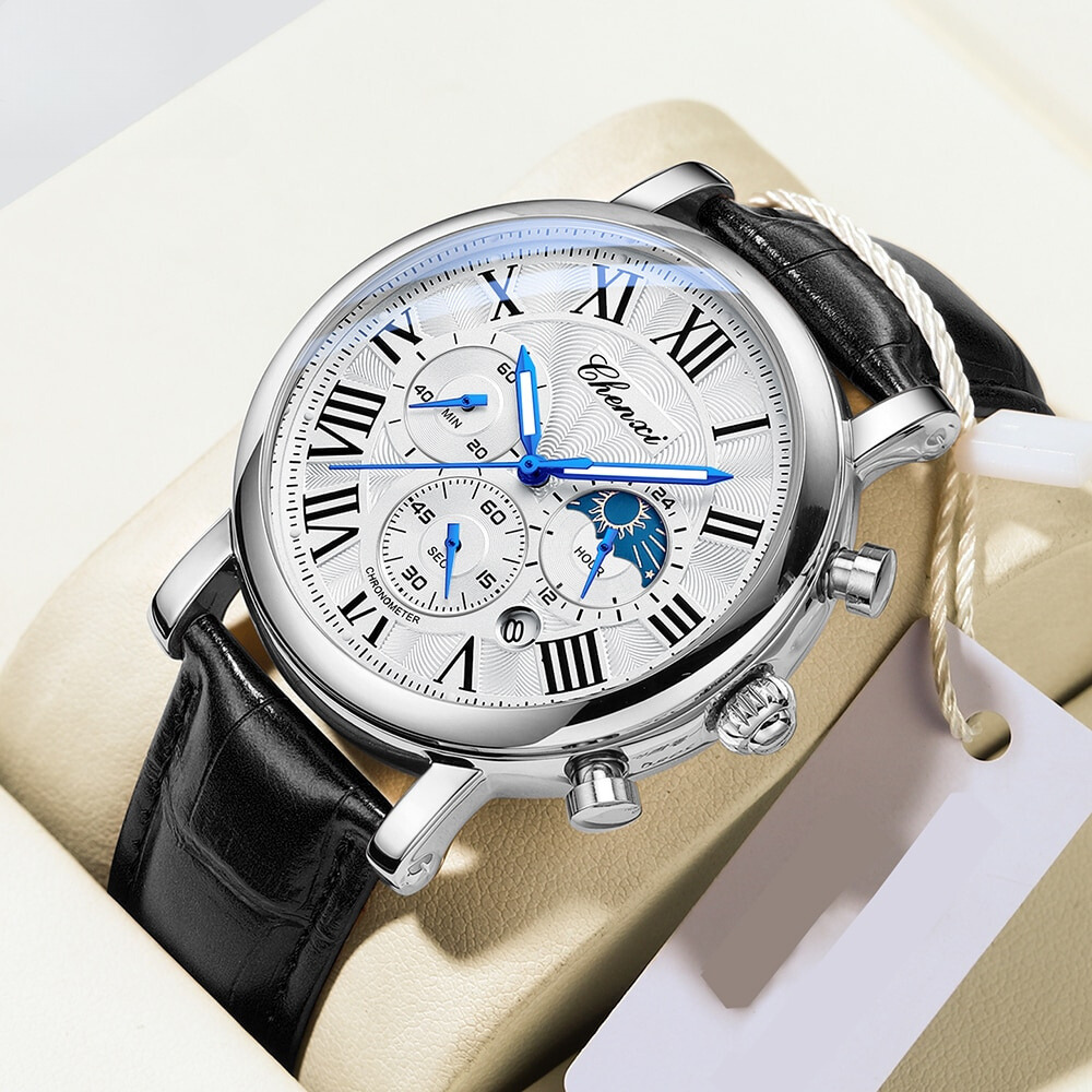 Wentworth© - Premium Leather Quartz Watch