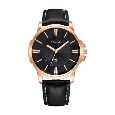 Wentworth© - Premium Blue Glass Leather Watch
