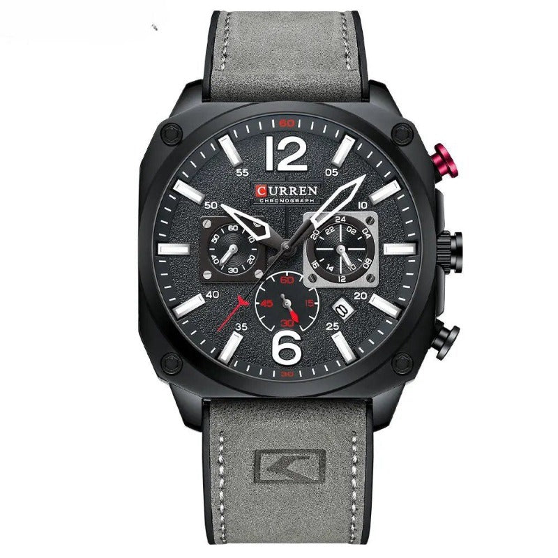 Wentworth© - Premium Leather Quartz Watch for the Modern Business Professional