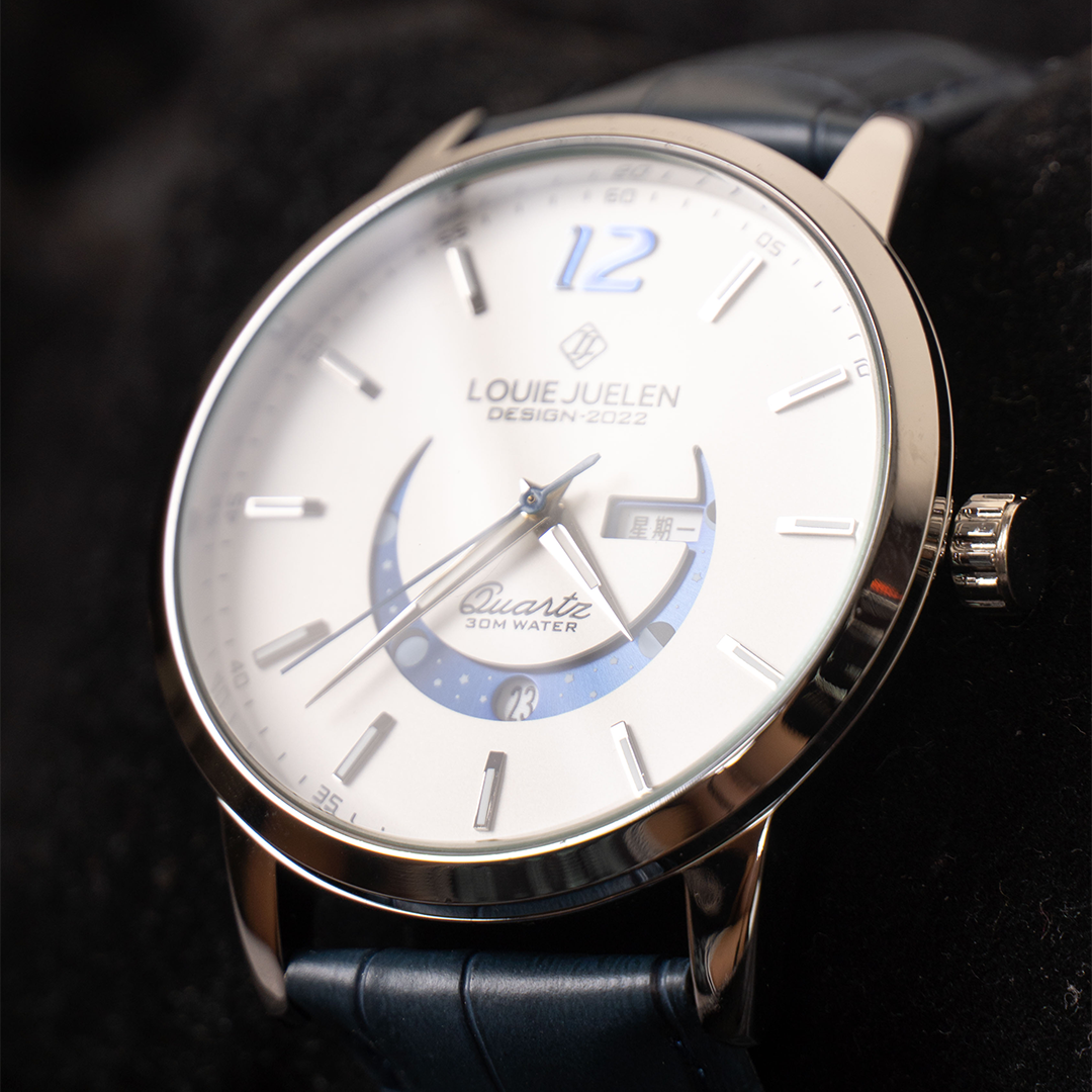 Wentworth© - Elegant Luminous Moon Phase Watch