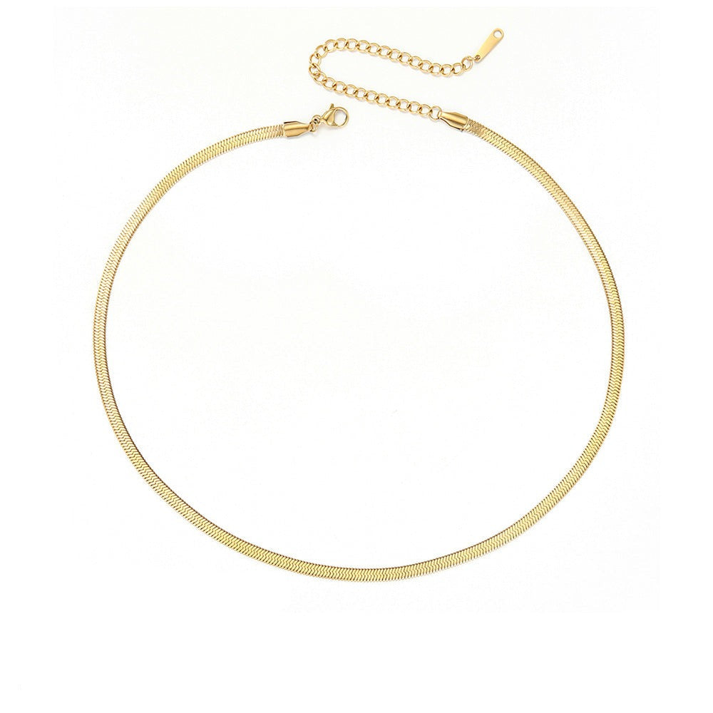 Fishbone chain | 18k Gold