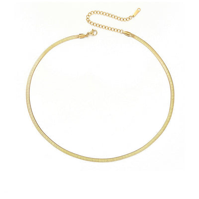 Fishbone chain | 18k Gold