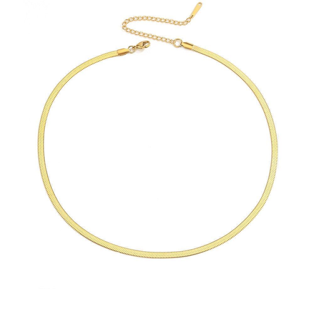 Fishbone chain | 18k Gold