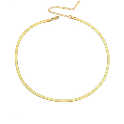 Fishbone chain | 18k Gold