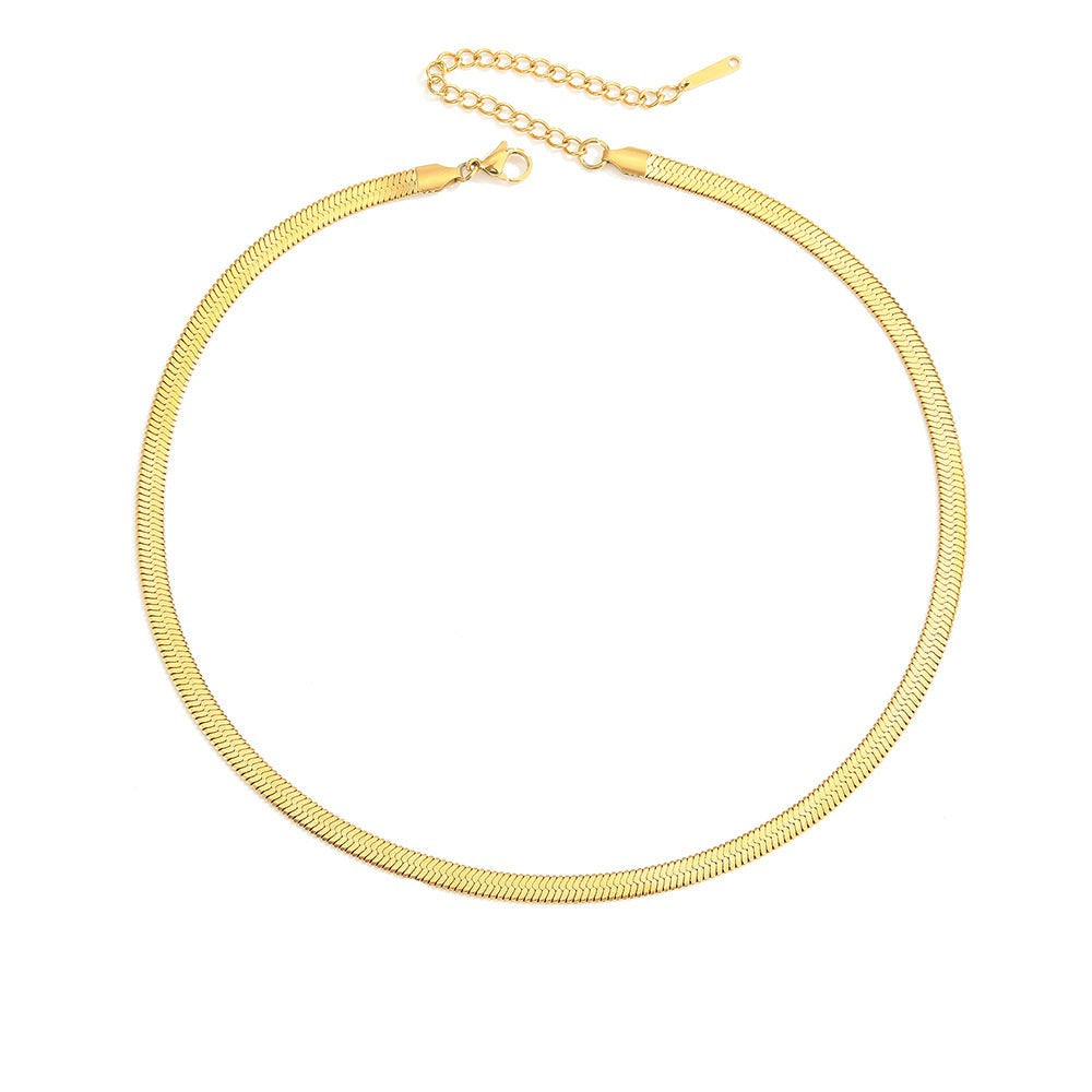 Fishbone chain | 18k Gold