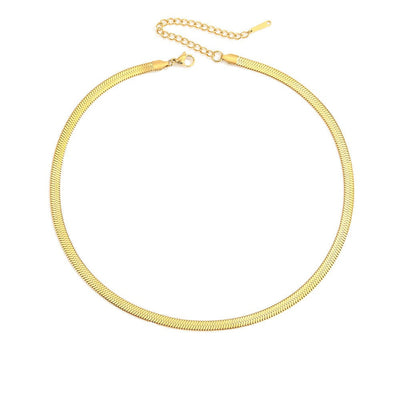 Fishbone chain | 18k Gold