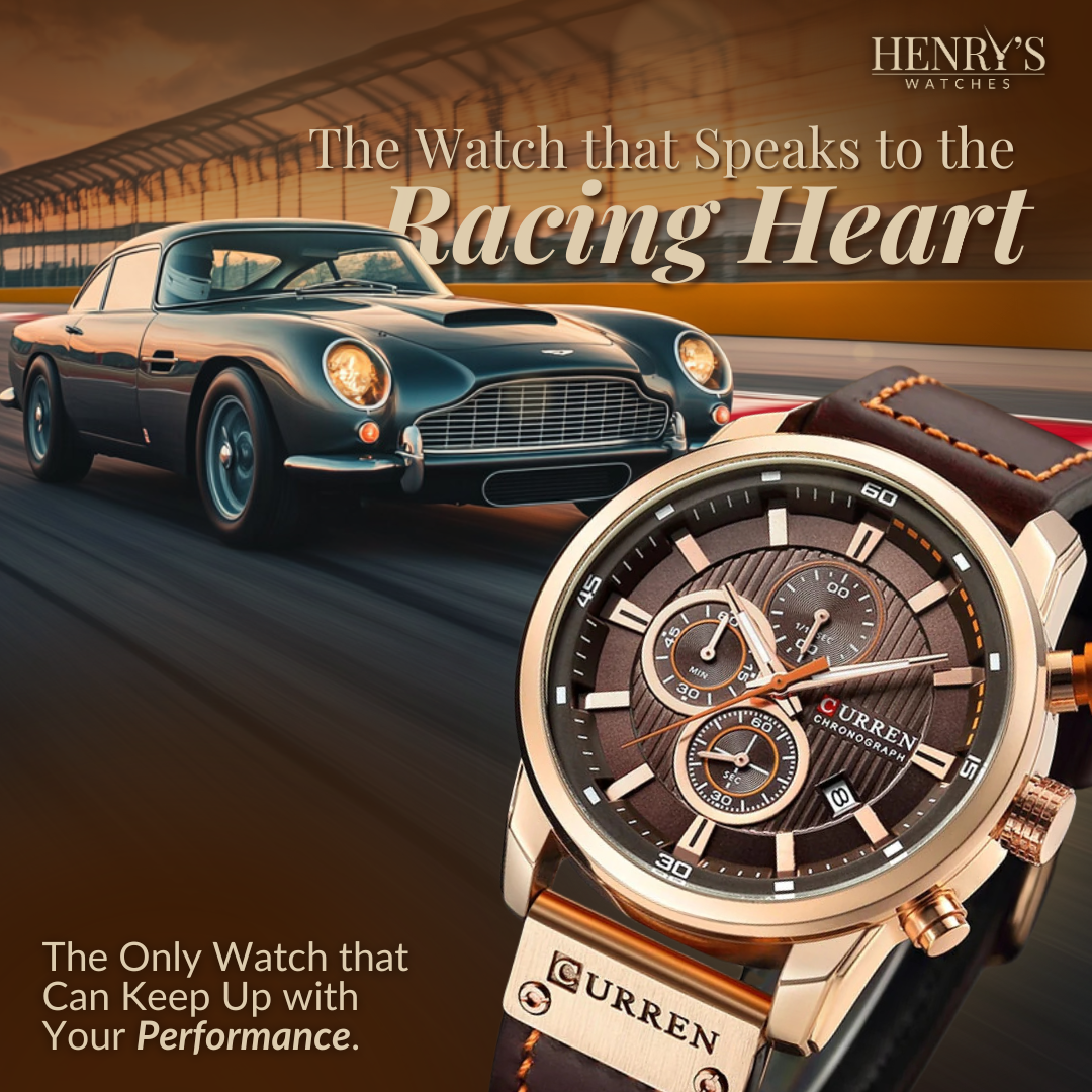 Wentworth© - Sophisticated Quartz Watch with Premium Leather Strap