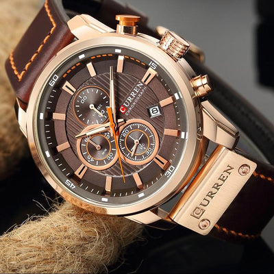 Wentworth© - Sophisticated Quartz Watch with Premium Leather Strap