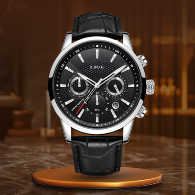 Wentworth© - Contemporary Military Leather Timepiece