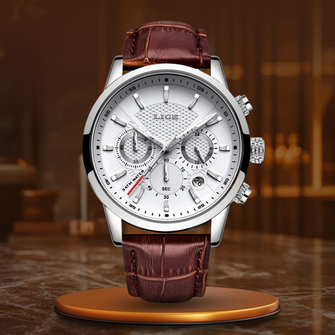 Wentworth© - Contemporary Military Leather Timepiece