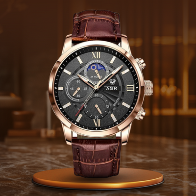 Wentworth© - Premium Leather Quartz Timepiece