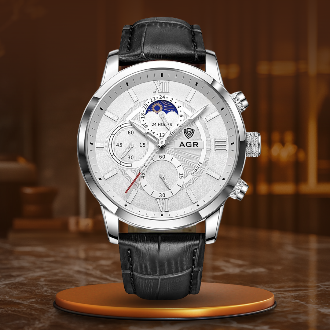 Wentworth© - Premium Leather Quartz Timepiece