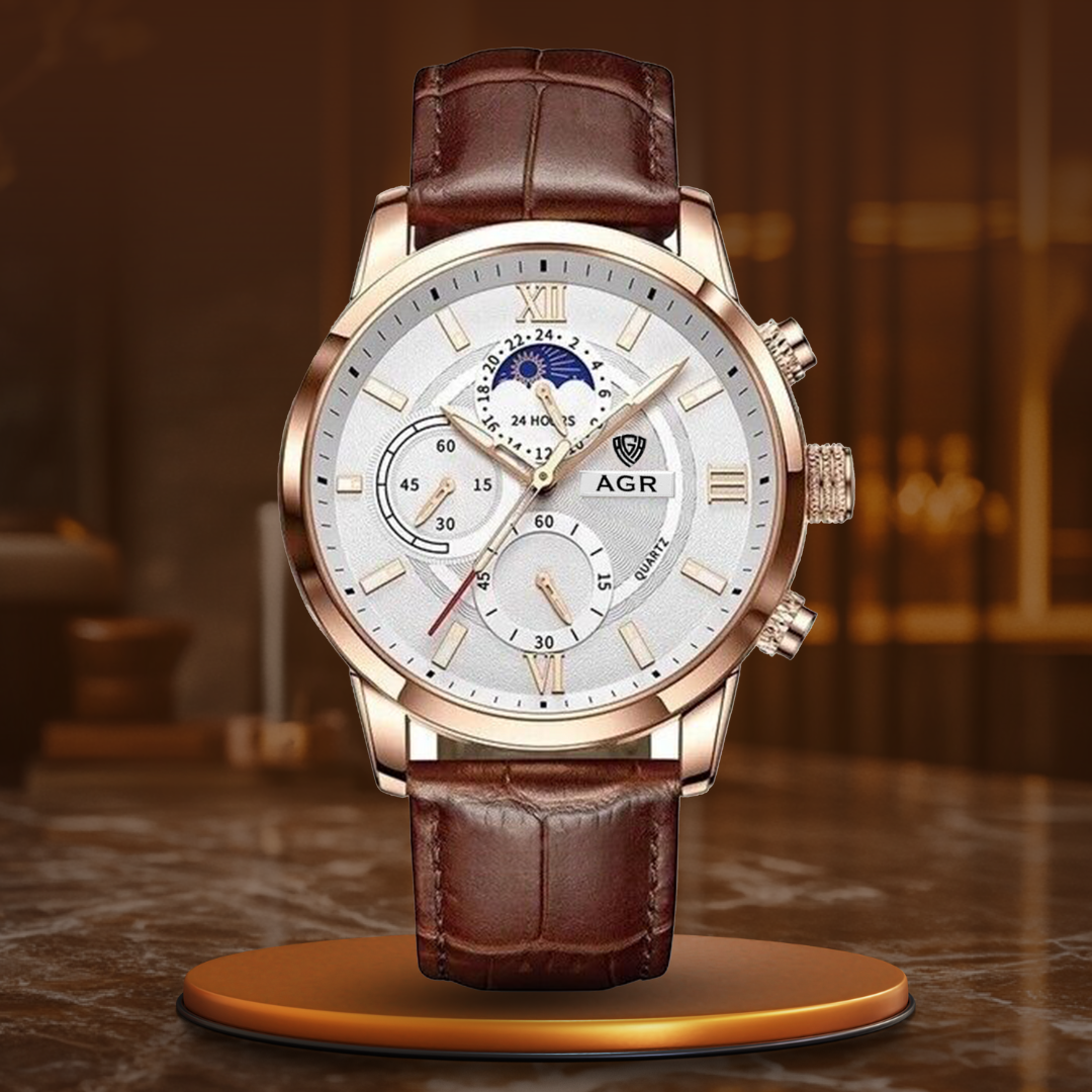 Wentworth© - Premium Leather Quartz Timepiece