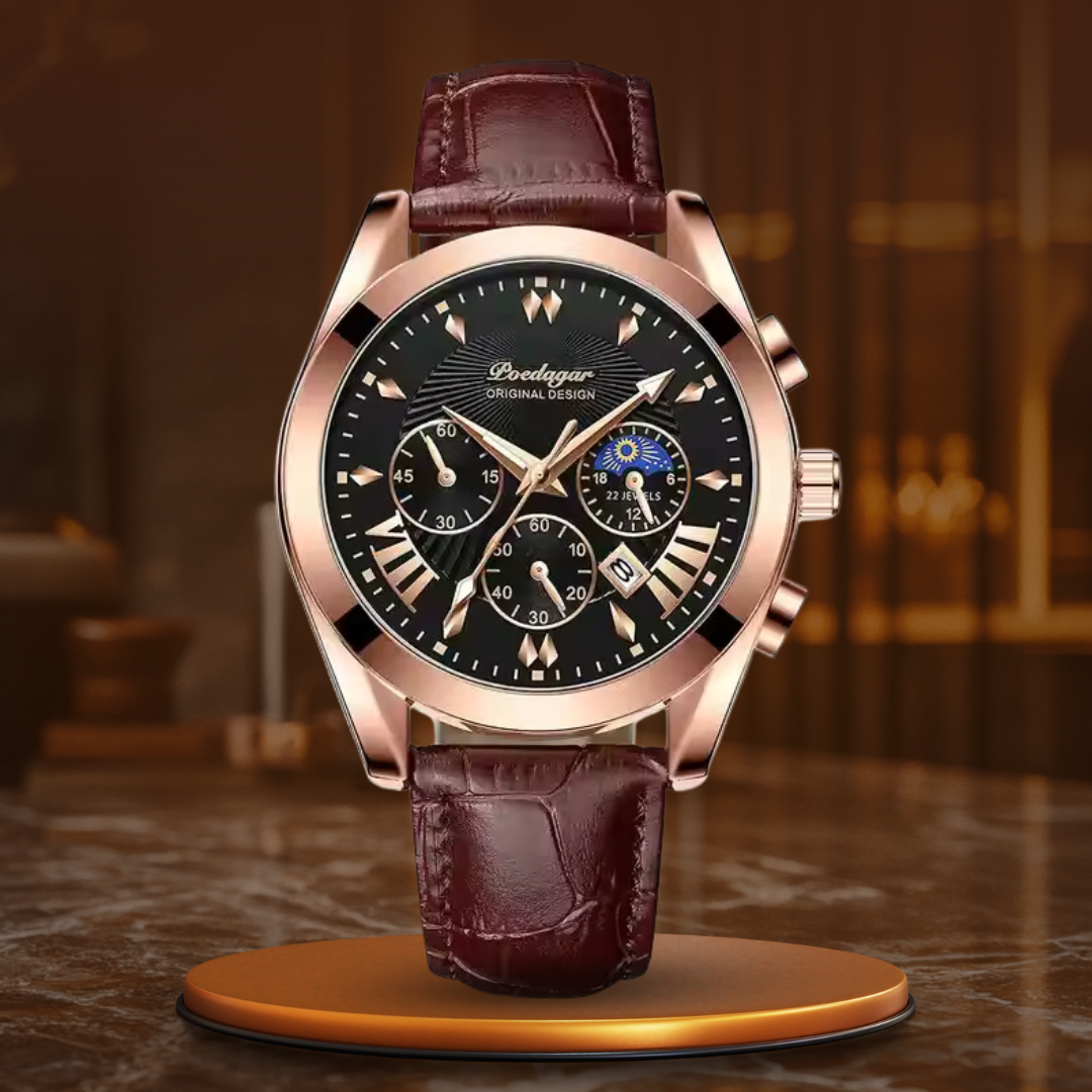Wentworth© - Sophisticated Leather Watch with Strap