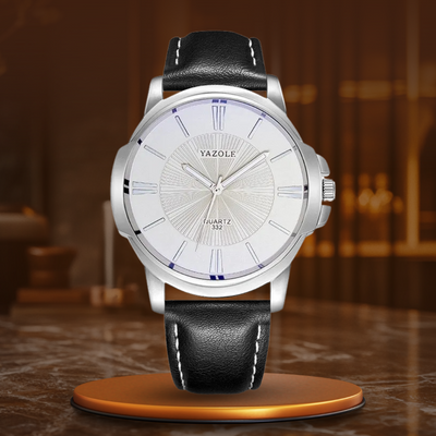 Wentworth© - Premium Blue Glass Leather Watch