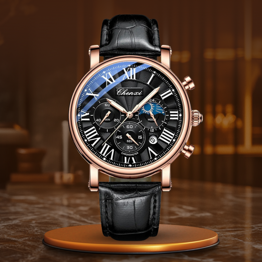 Wentworth© - Premium Leather Quartz Watch