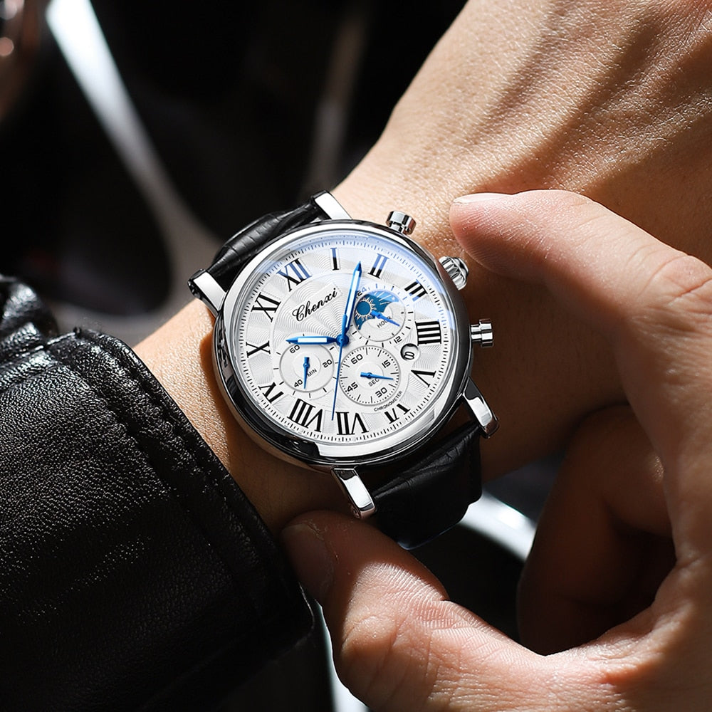 Wentworth© - Premium Leather Quartz Watch