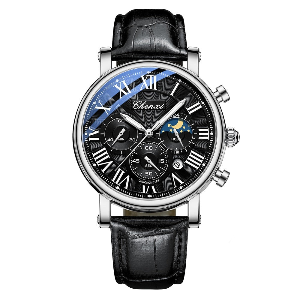 Wentworth© - Premium Leather Quartz Watch