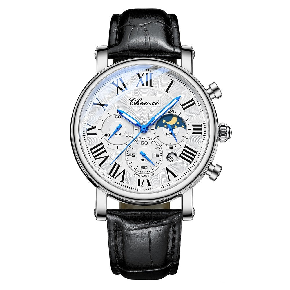 Wentworth© - Premium Leather Quartz Watch