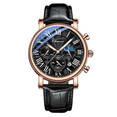 Wentworth© - Premium Leather Quartz Watch
