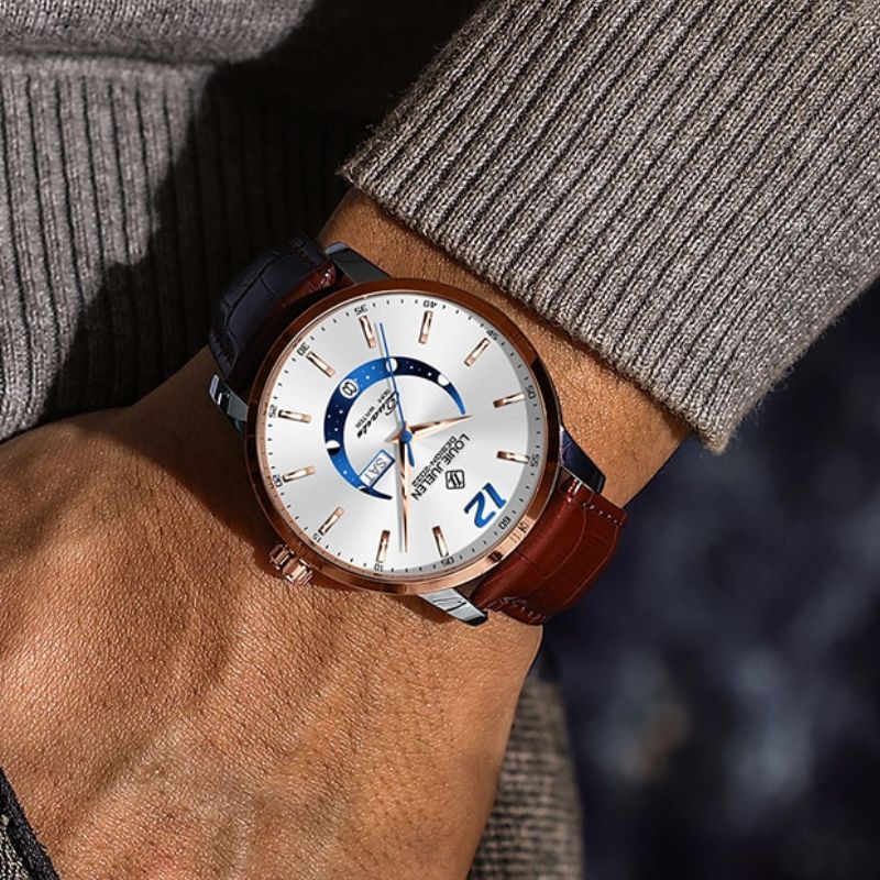 Wentworth© - Elegant Luminous Moon Phase Watch