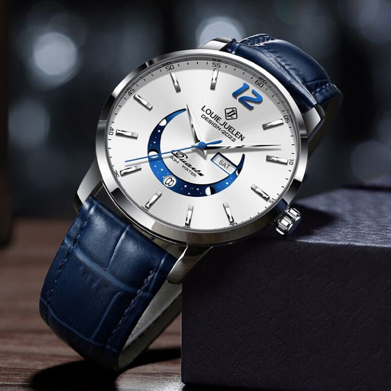Wentworth© - Elegant Luminous Moon Phase Watch