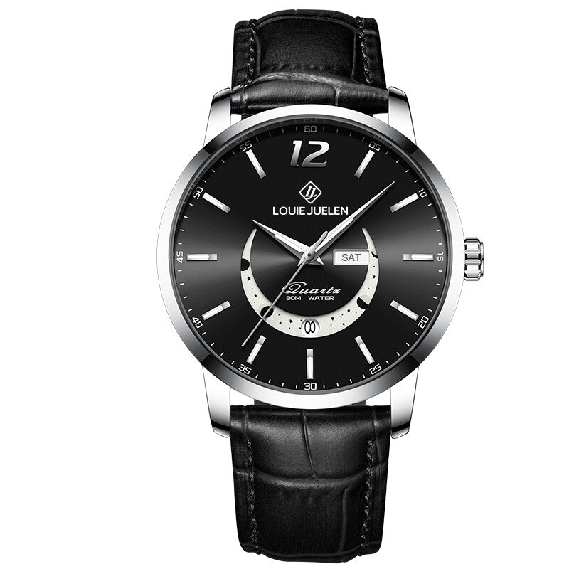 Wentworth© - Elegant Luminous Moon Phase Watch